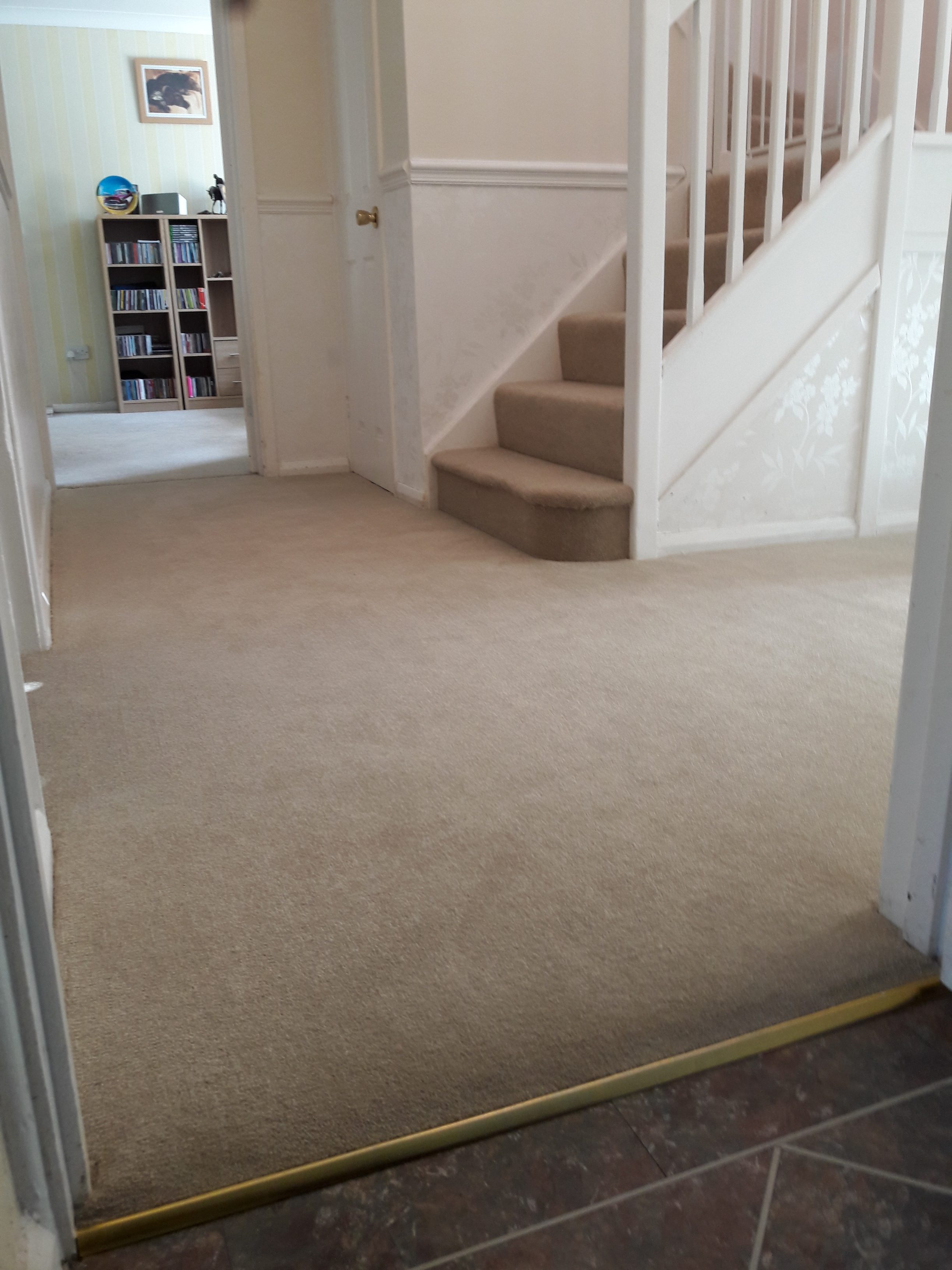 Cormar carpet in hallway and stairs, horsham, west sussex