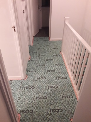 cosi 9mm underlay fitted to rental property